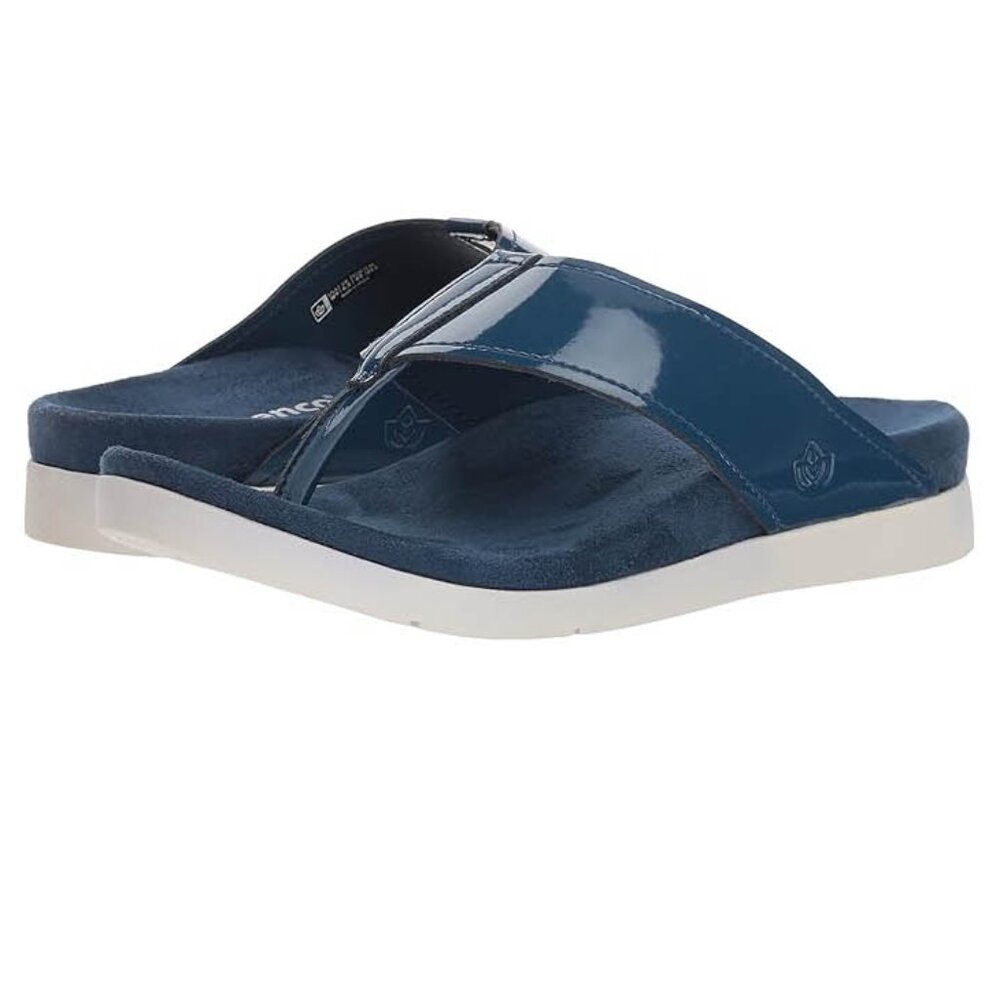 Spenco Women's Hampton Sandal Flip-Flop, Navy